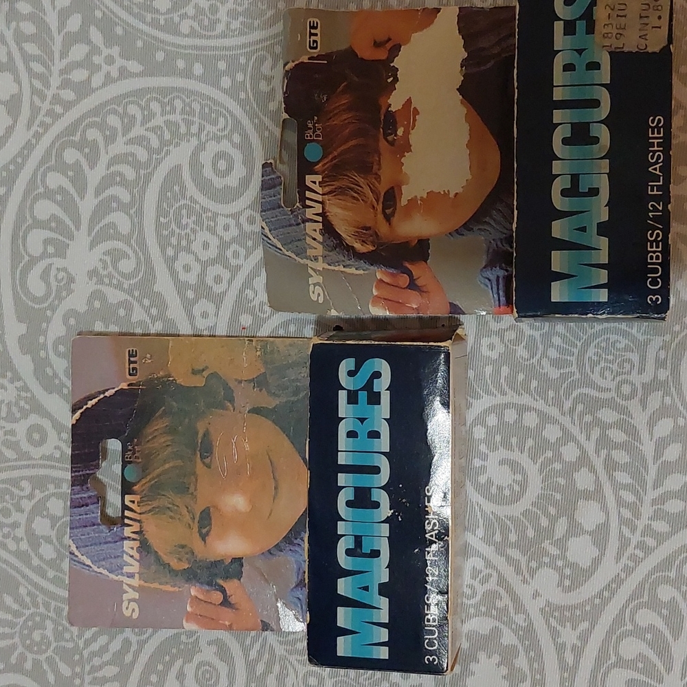 Vintage Camera Flash cubes